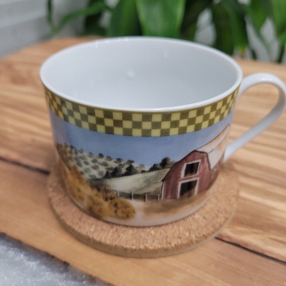 American Atelier Ol' McDONALD Mug Cup Porcelain Barn #5092